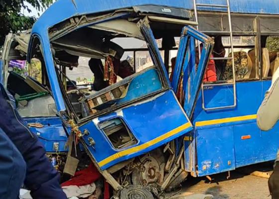 धरानमा बस दुर्घटना हुँदा पाँच जनाको मृत्यु 