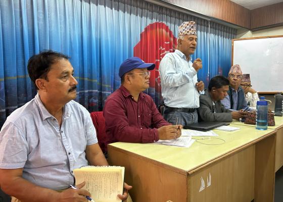 ऐन संशोधनका लागि खबरदारी गर्दै यातायात श्रमिकहरु