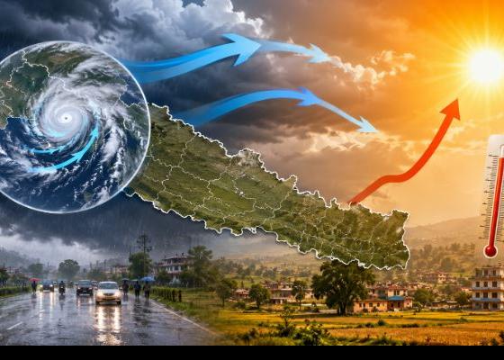 पूर्वतिर सर्दै वर्षा गराउने प्रणाली, सावधानी अपनाउन आग्रह