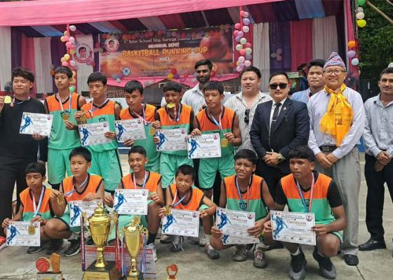 प्रभातलाई डिपो बास्केटबलको उपाधि प्रभातलाई डिपो बास्केटबलको उपाधि