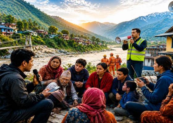 विपदमा सञ्चारको महत्व विपदमा सञ्चारको महत्व