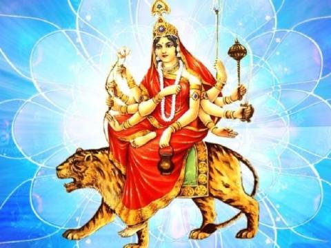 नवरात्रको तेस्रो दिनः चन्द्रघण्टा देवीको विशेष पूजा आराधना गरिँदै
